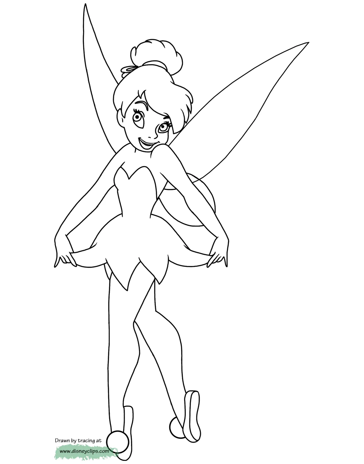 Disney Fairies Coloring Pages | Disneyclips.com