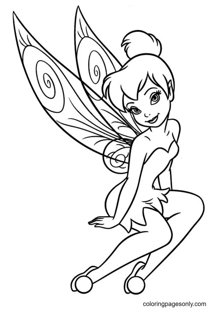 Tinkerbell Coloring Pages - Coloring Pages For Kids And Adults