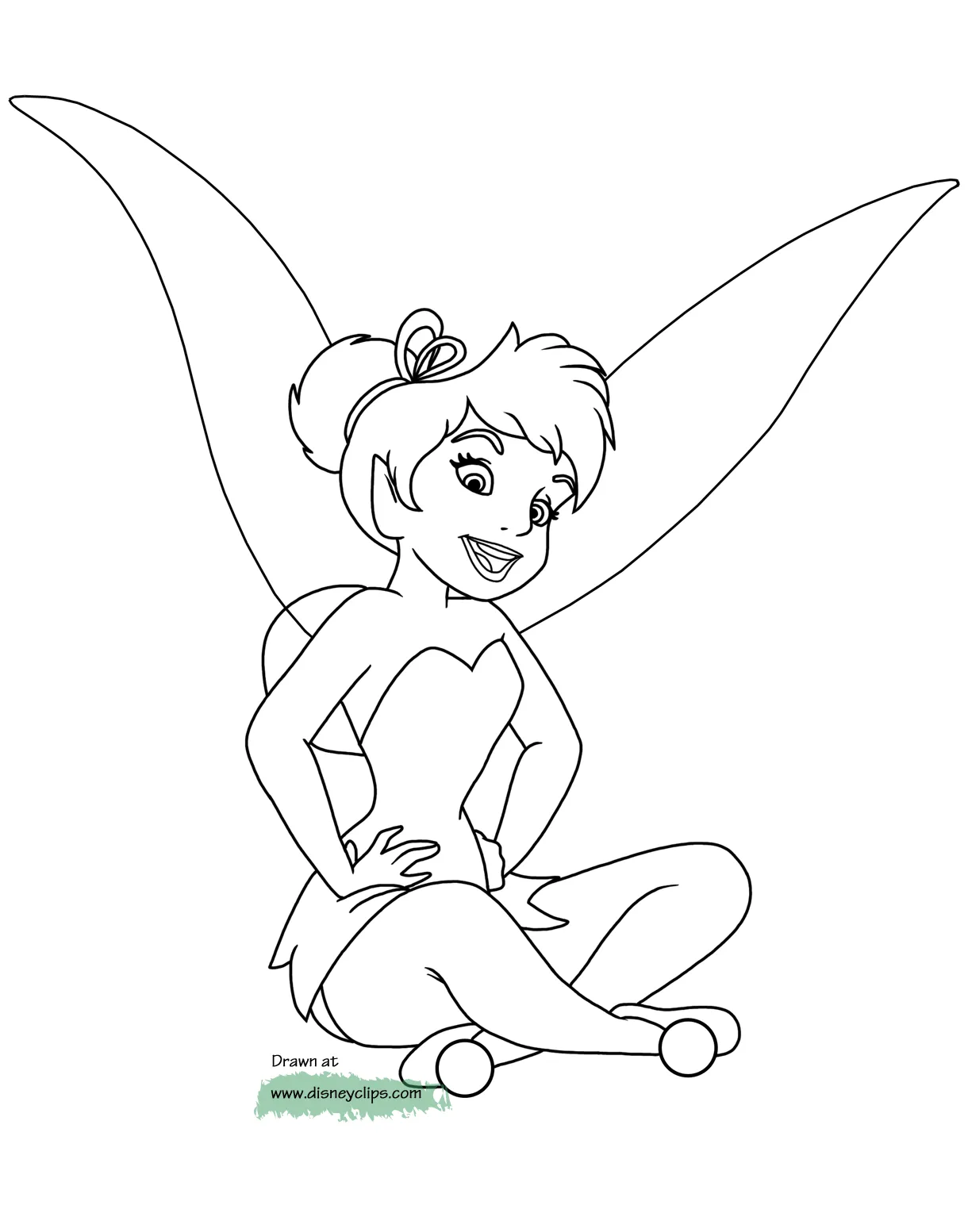 Disney Fairies Coloring Pages | Disneyclips.com