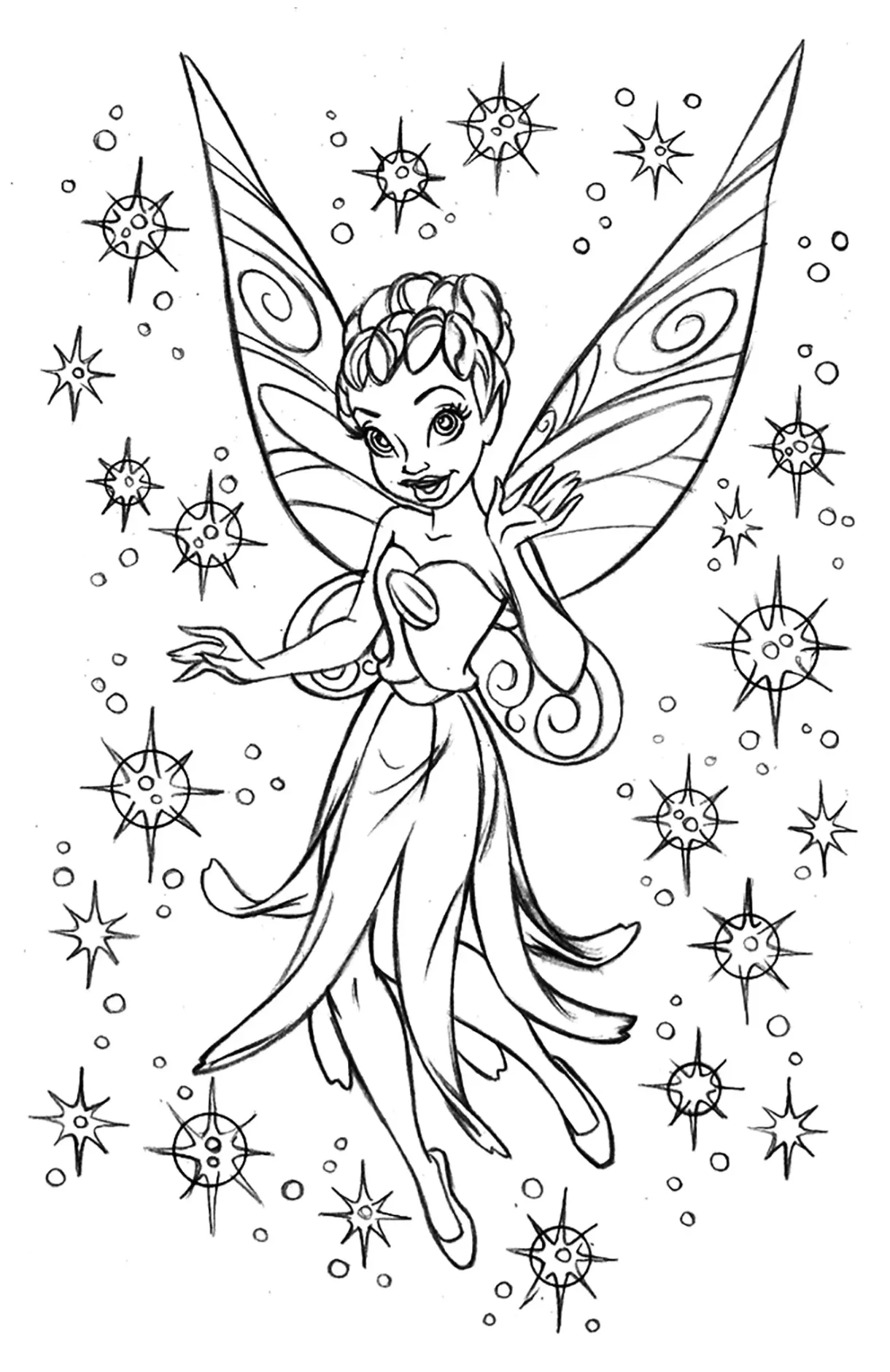 Coloring Pages Of Tinkerbell Printouts [2025]