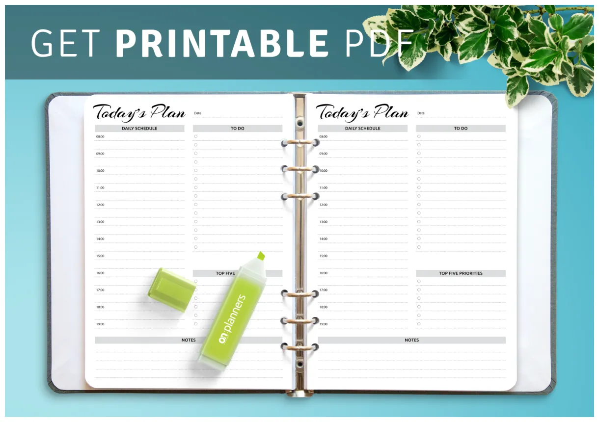 To do list format templates download pdf