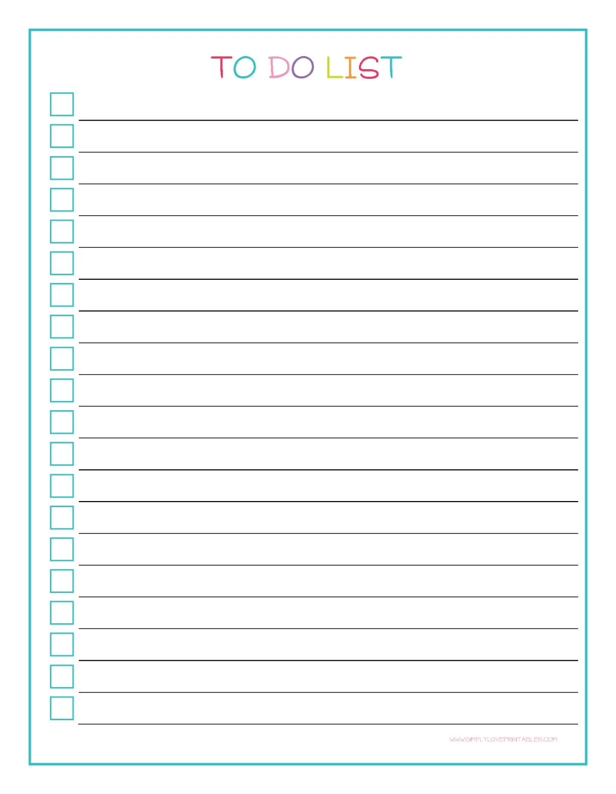 Free to do list printables artofit