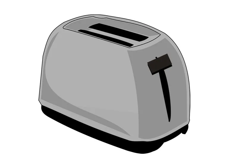 Coloring page toaster free printables img 26200