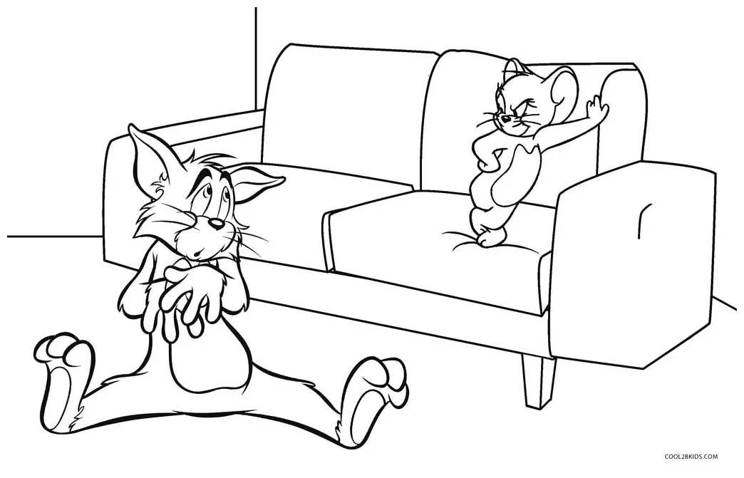 Free Printable Tom and Jerry Coloring Pages For Kids | Cool2bKids