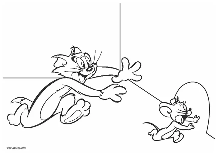 Free Printable Tom and Jerry Coloring Pages For Kids | Cool2bKids