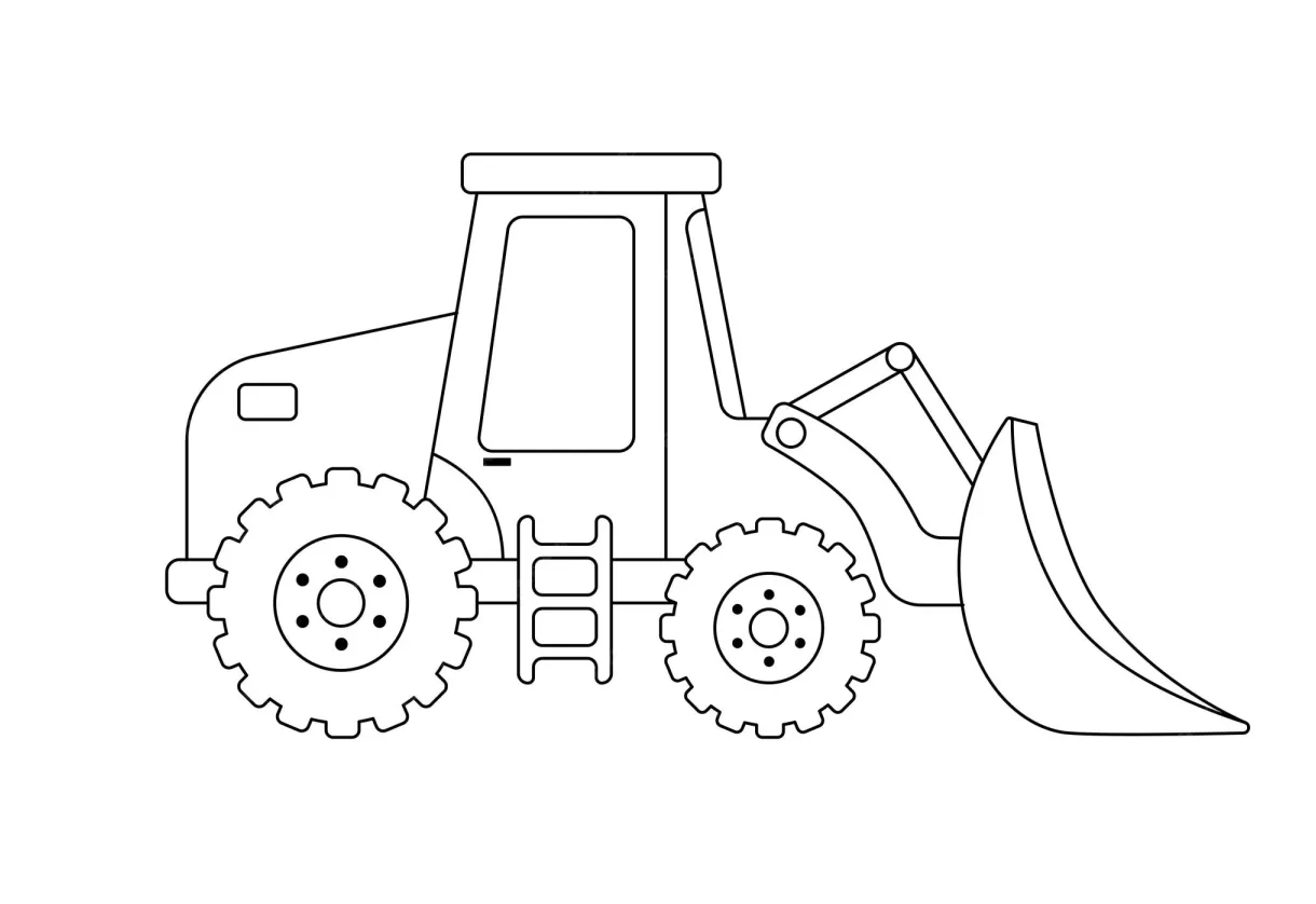 Premium vector construction excavation icon outline vector