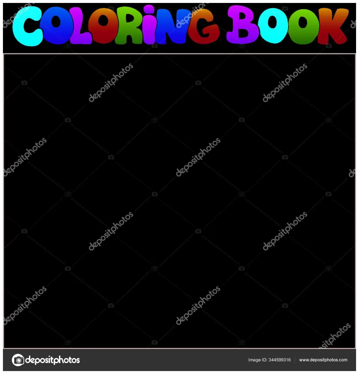 Coloring book excavation site vector illustration stock vector by