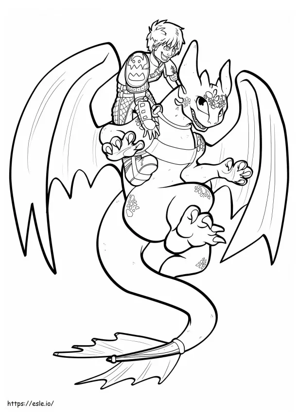 Night Fury Toothless Coloring Pages [2025]