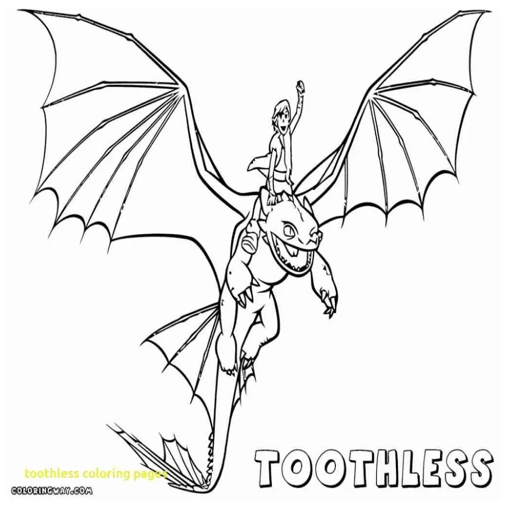 Toothless Night Fury Coloring Pages Coloring Pages