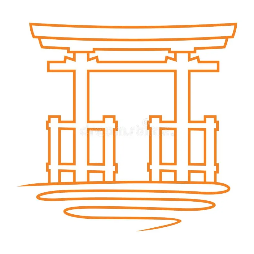 Torii gate stock vector. illustration of artwork, shintoist 214497338