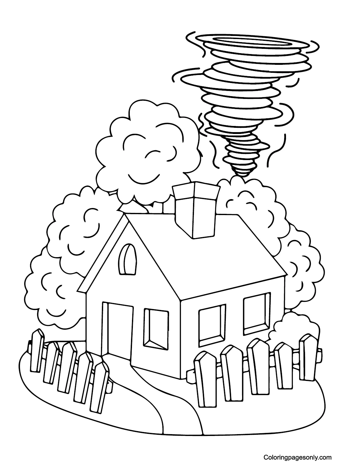 Tornado mandala coloring page free printable coloring pages