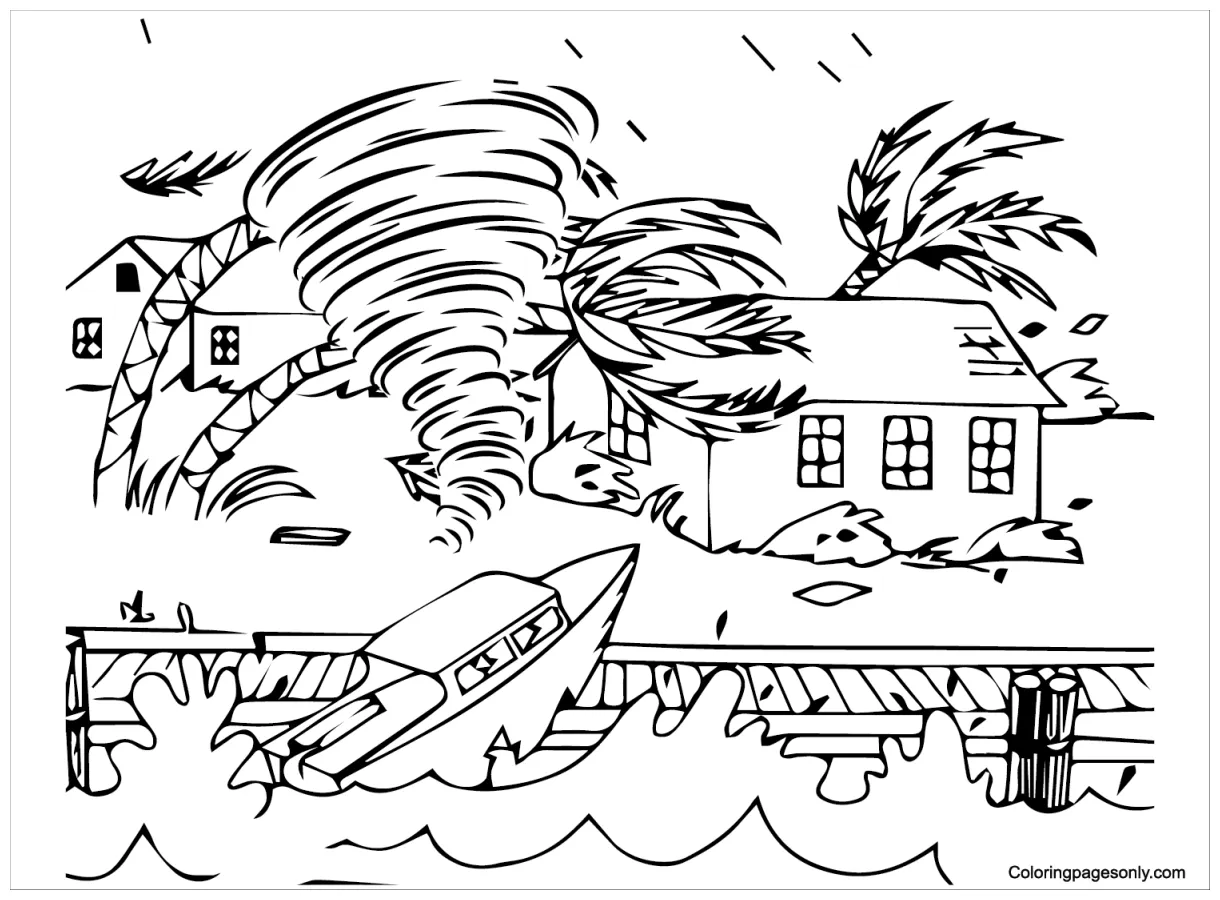 Tornado s coloring page free printable coloring pages