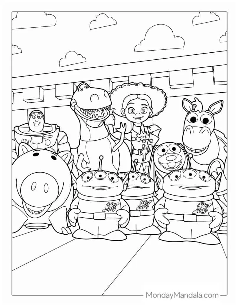 Free Toy Story Coloring Pages PDF: Unleash Your Inner Artist
