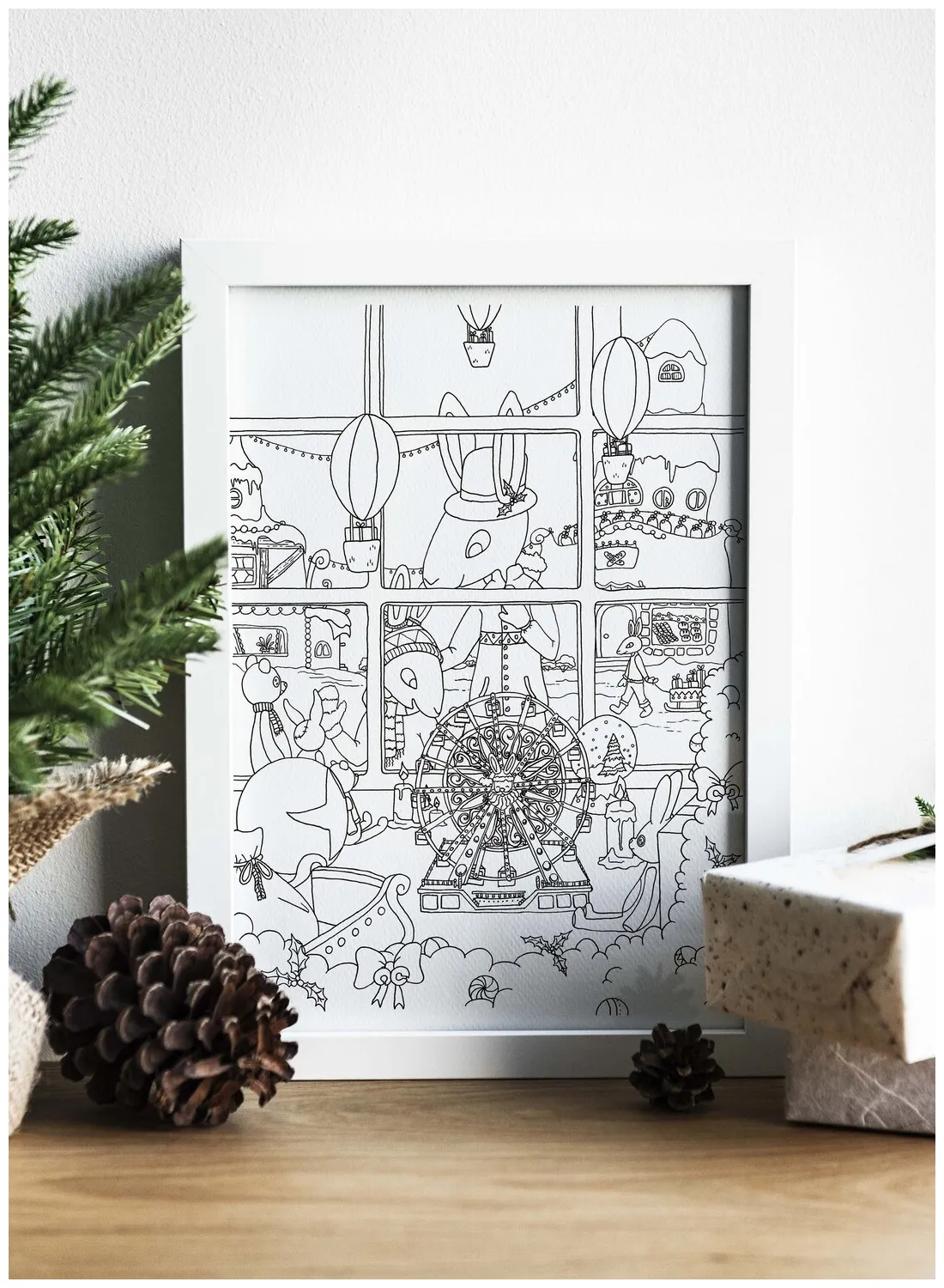 Toy Store Coloring Page - Etsy