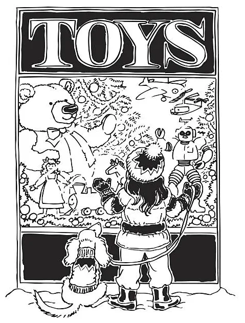Toy Store Coloring Page