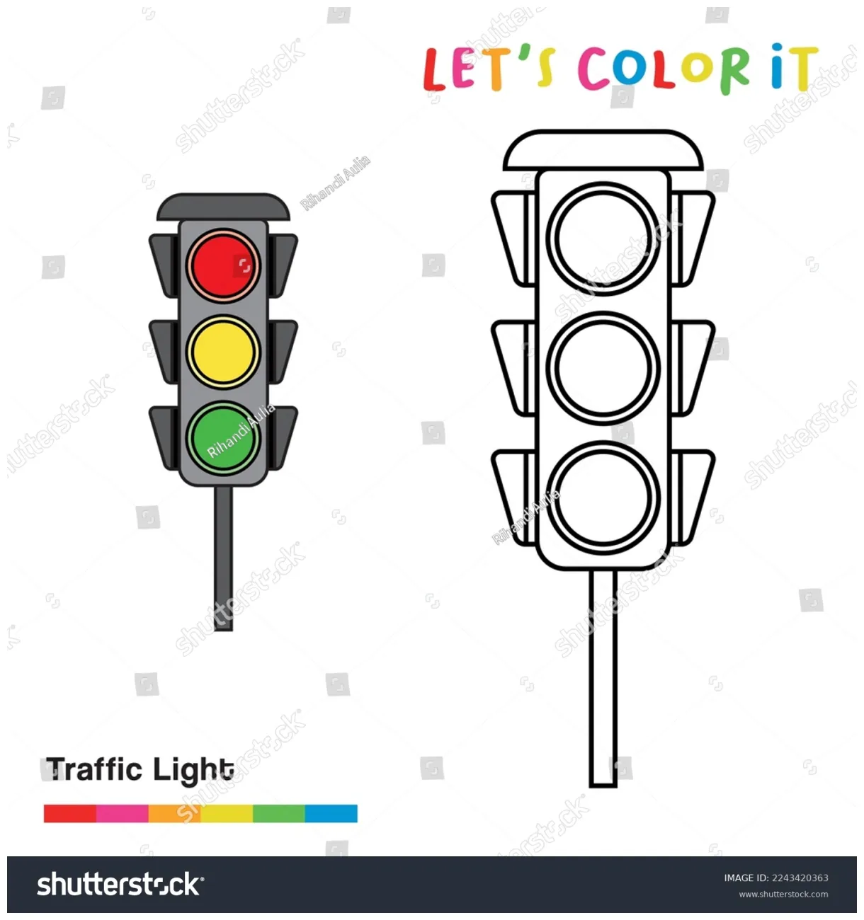 Kids guidelines stock vector