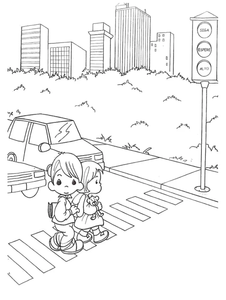 Simple free printable coloring pages for kids