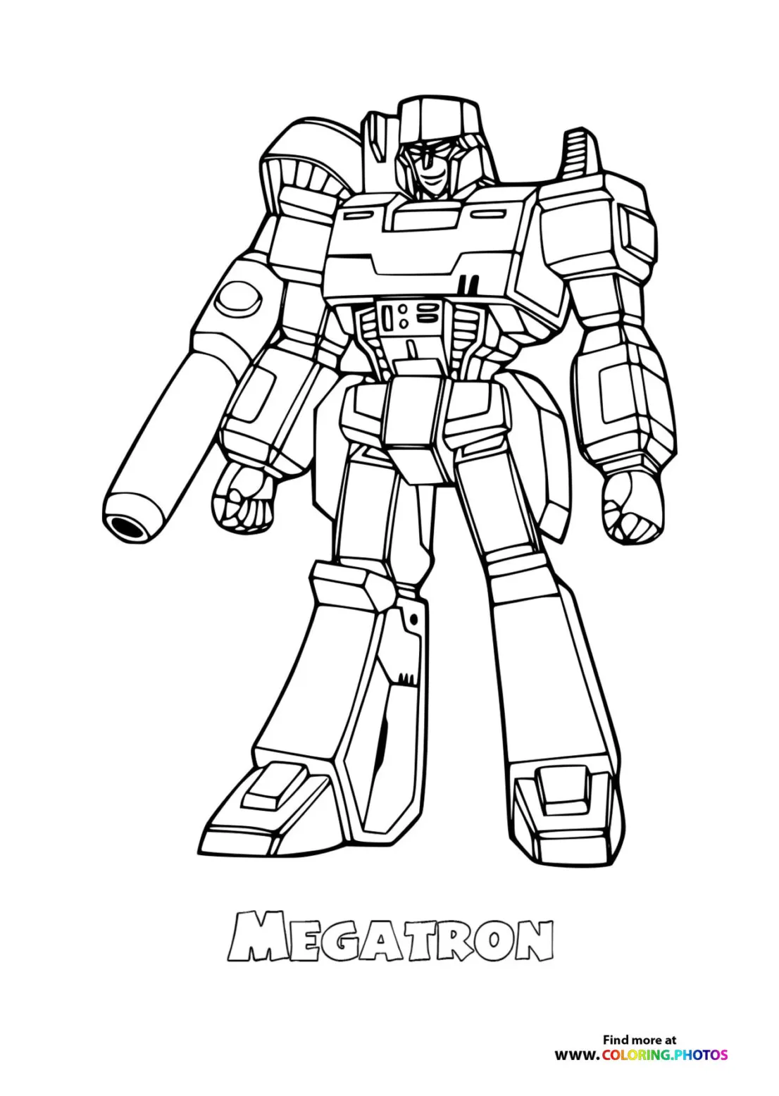 Transformers one coloring pages for kids