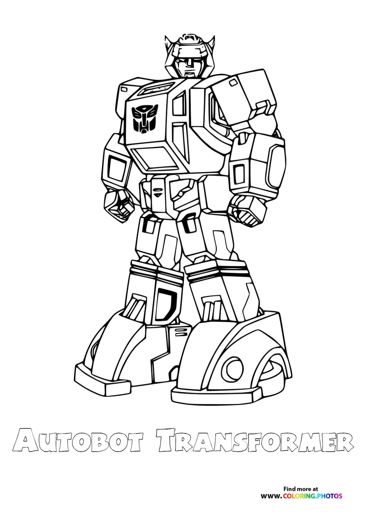 Megatron s for kids printable coloring page