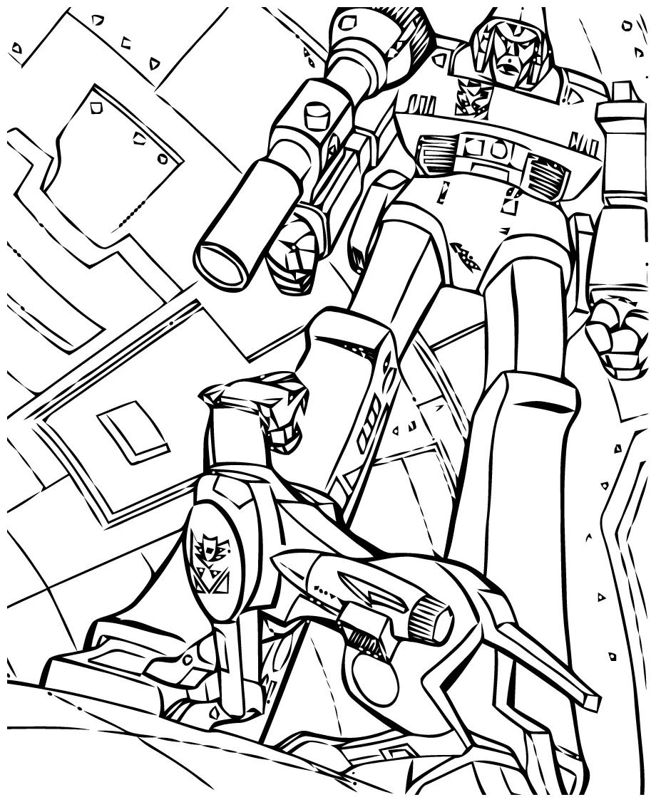 Transformers to print and color transformers coloring pages