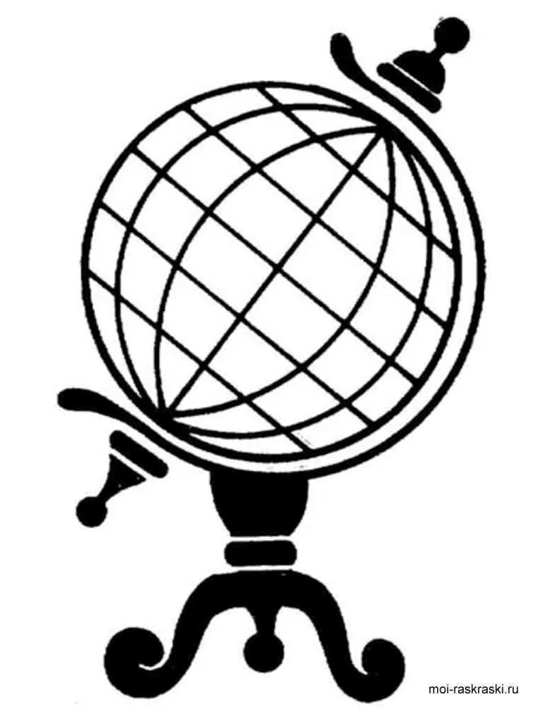 Globe coloring pages printable coloring page