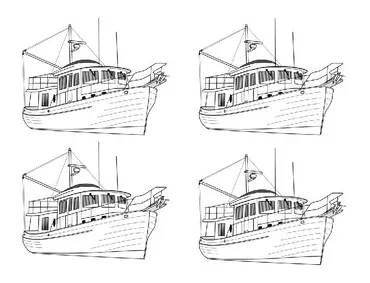 Trawler yacht coloring picture by steven's social studies tpt