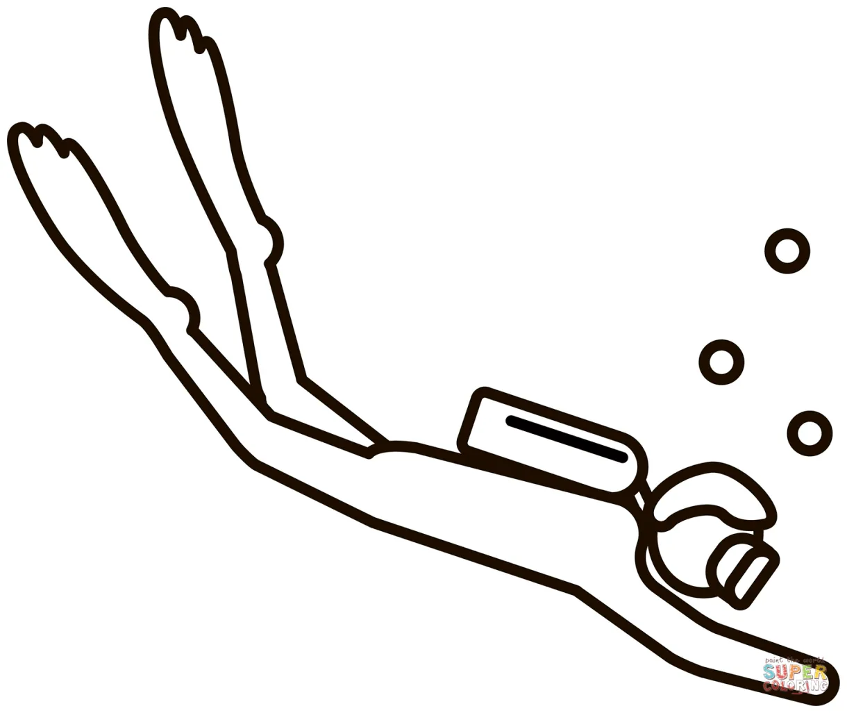 Diver coloring page free printable coloring pages printable coloring page