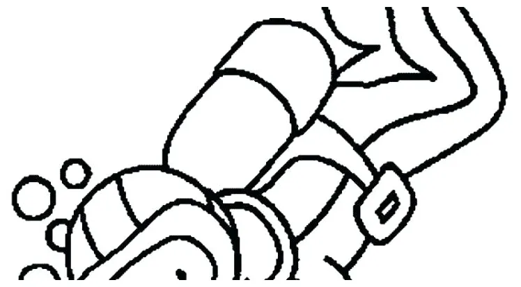 Diver coloring page at getcolorings free printable colorings