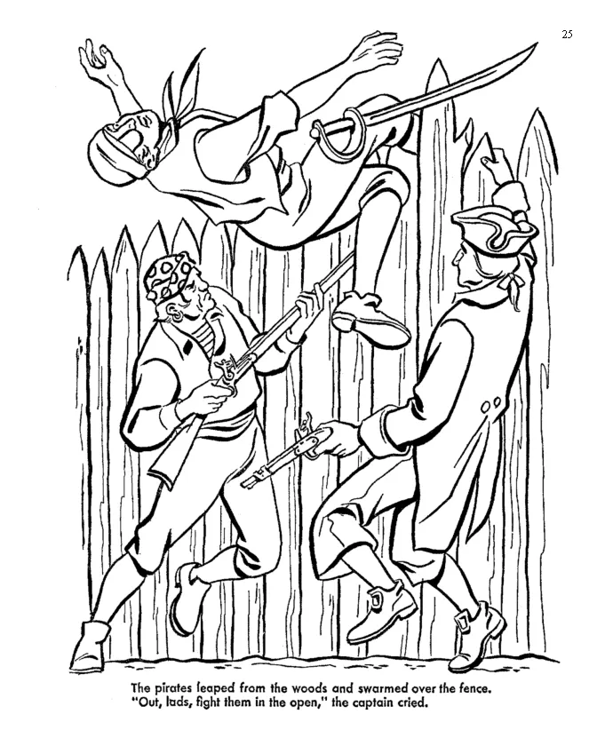 Treasure coloring pages add some color to your pirate adventures