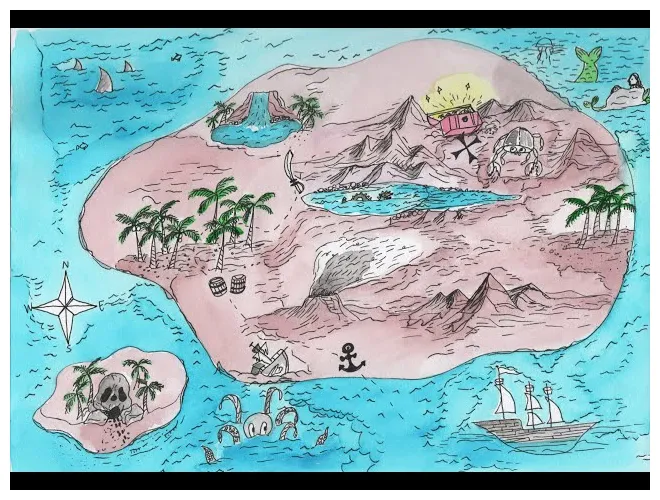 X marks the spot coloring page santiago of the seas jumbo coloring