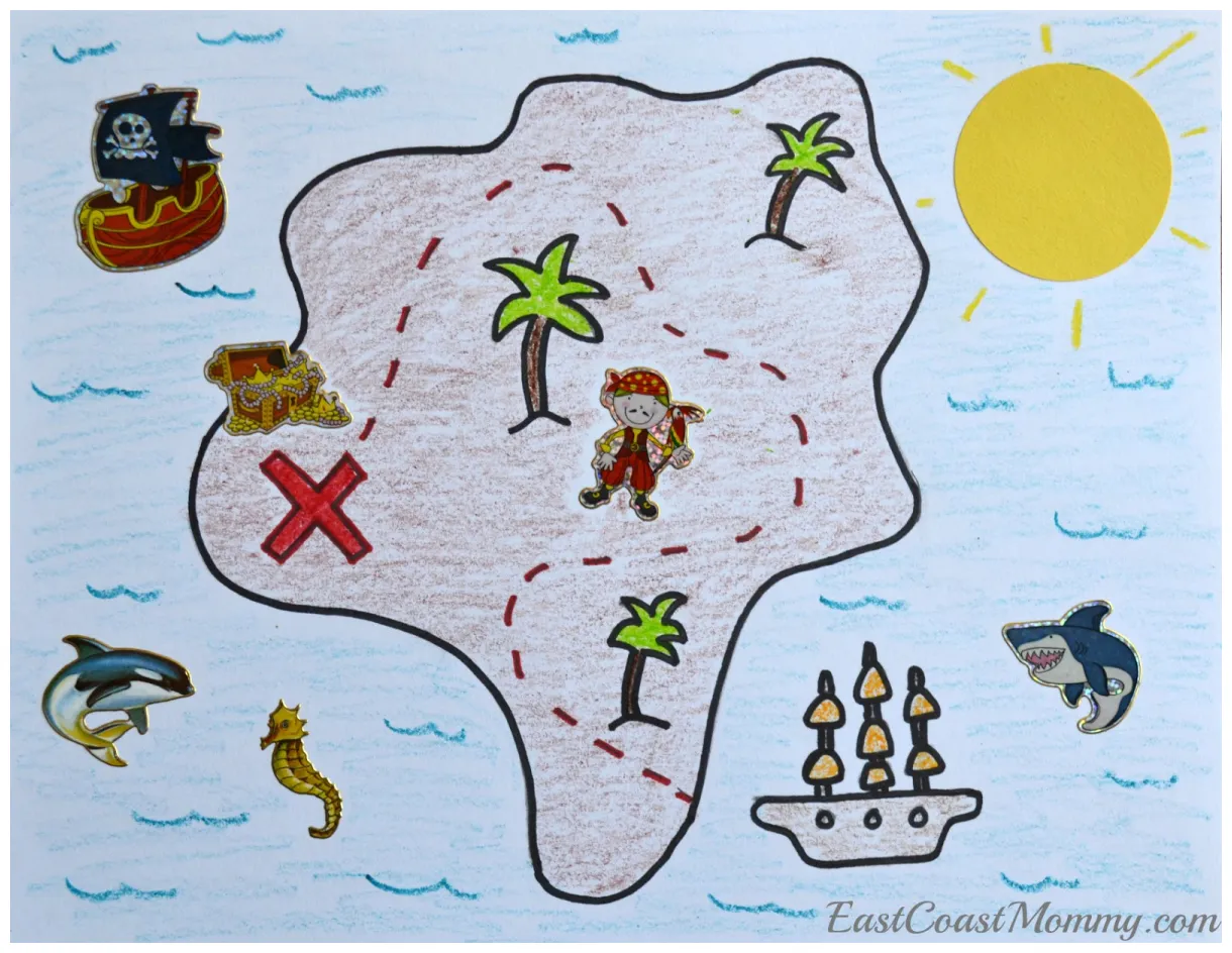 Printable treasure map x marks the spot inspirational map x marks the