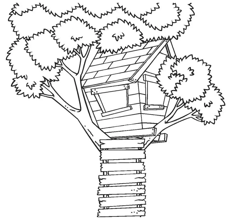 Treehouse 7 coloring pages coloring cool