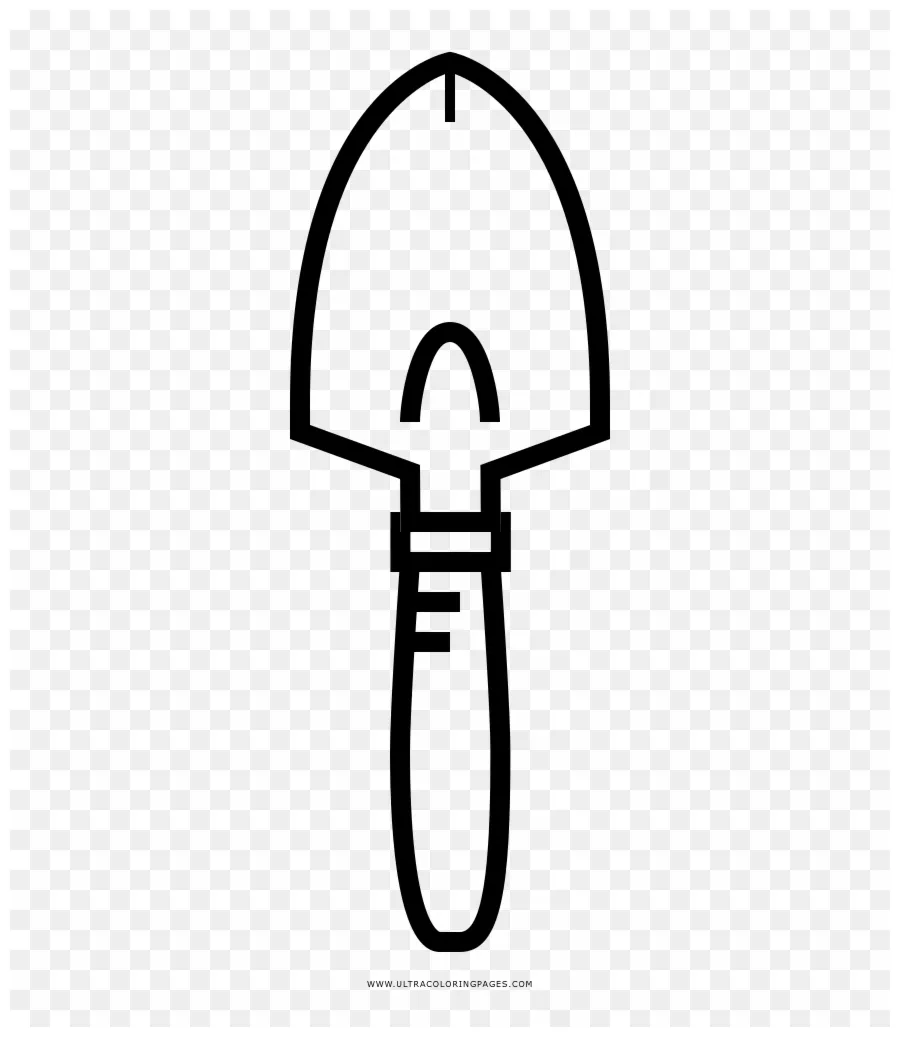 Garden trowel coloring page clipart #3116623 pinclipart