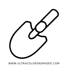 Trowel coloring page ultra coloring pages