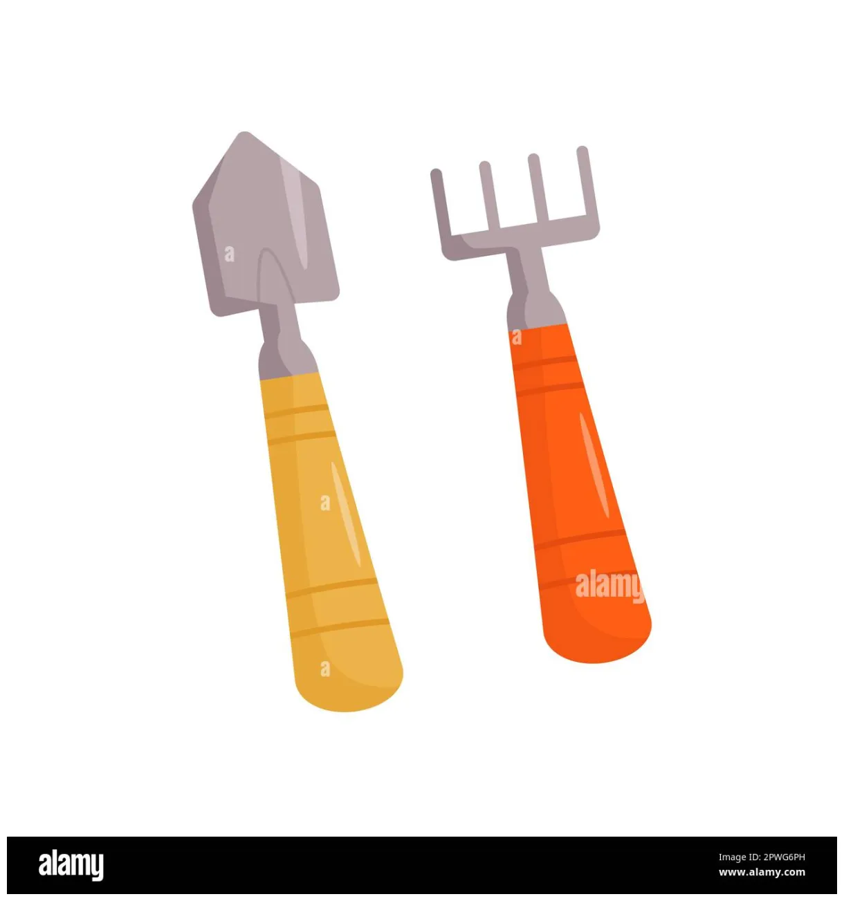 Fork trowel stock vector s alamy