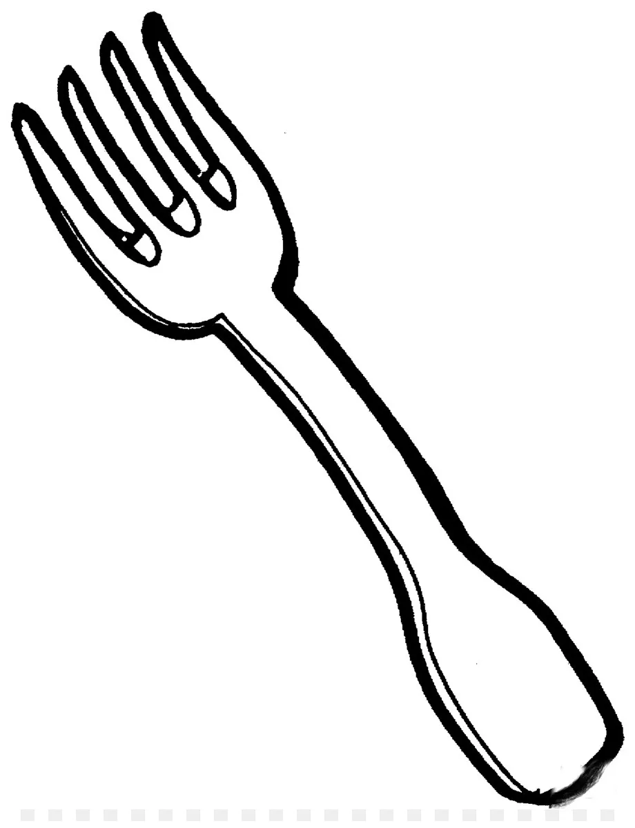 Fork coloring page at getcolorings free printable colorings pages