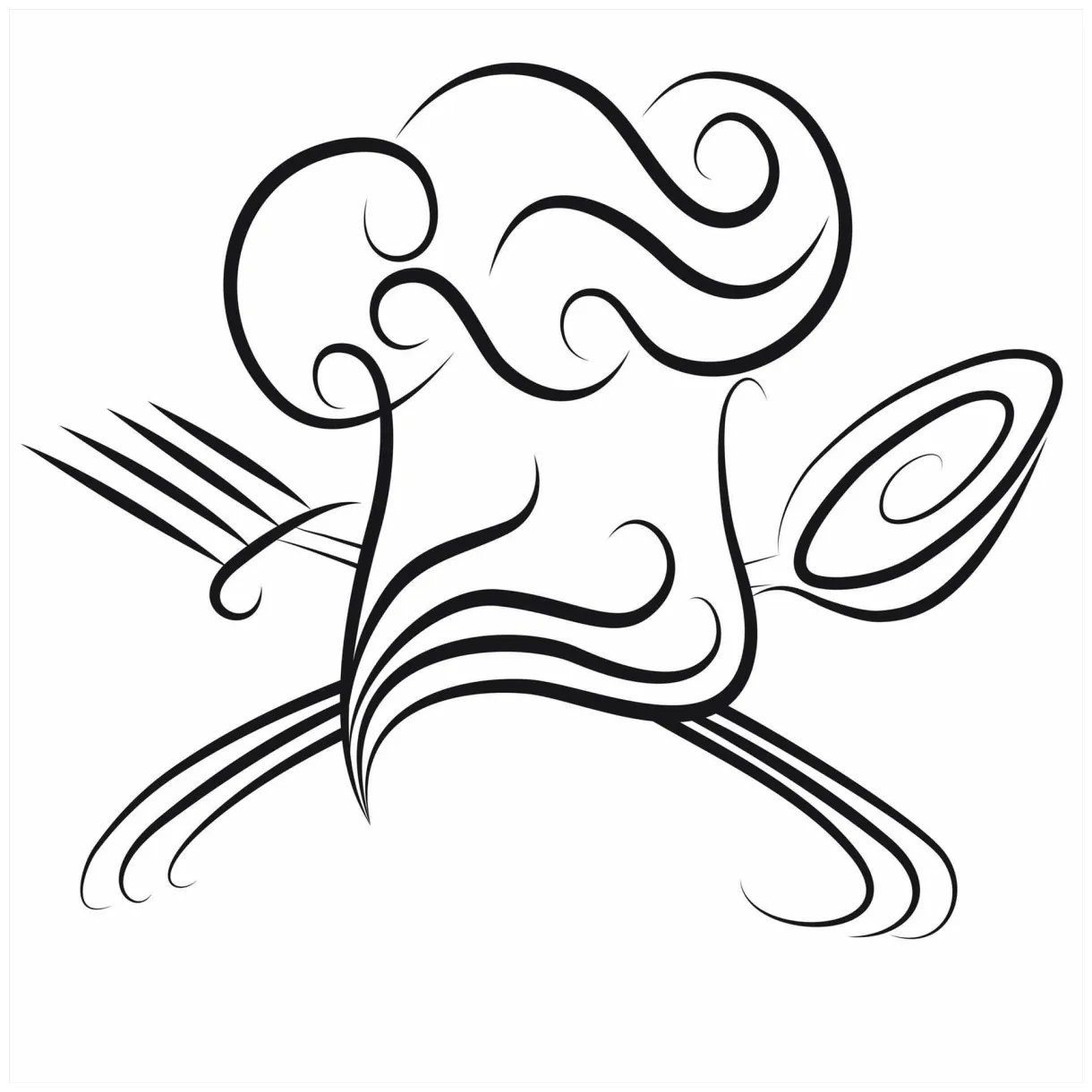 Fork coloring coloring pages