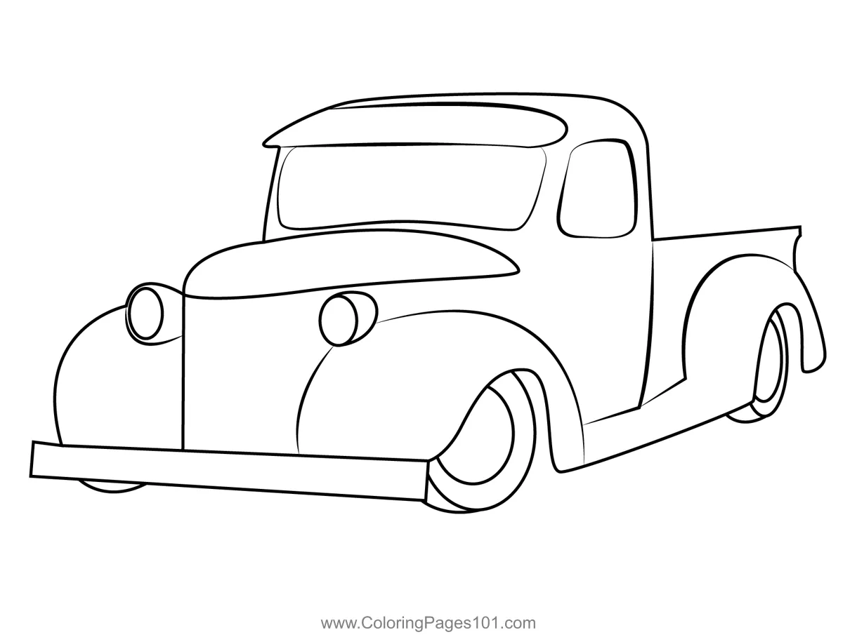 Old for kids free trucks printable coloring pages