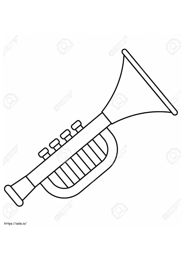 Trumpet coloring coloring pages free printable coloring pages for