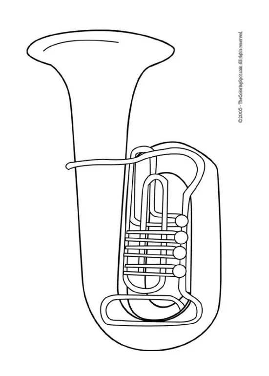 Coloring page tuba free printables img 5958