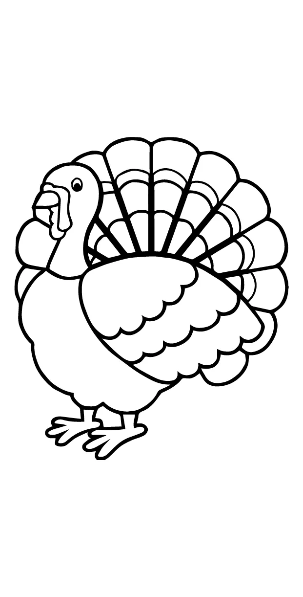 Best Turkey Coloring Page - Free Printable Coloring Pages for Kids