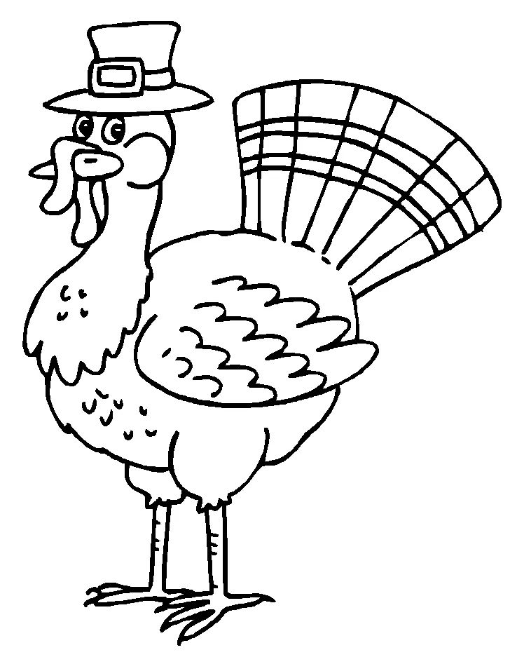 Turkey Coloring Pages - Coloring Pages For Kids And Adults