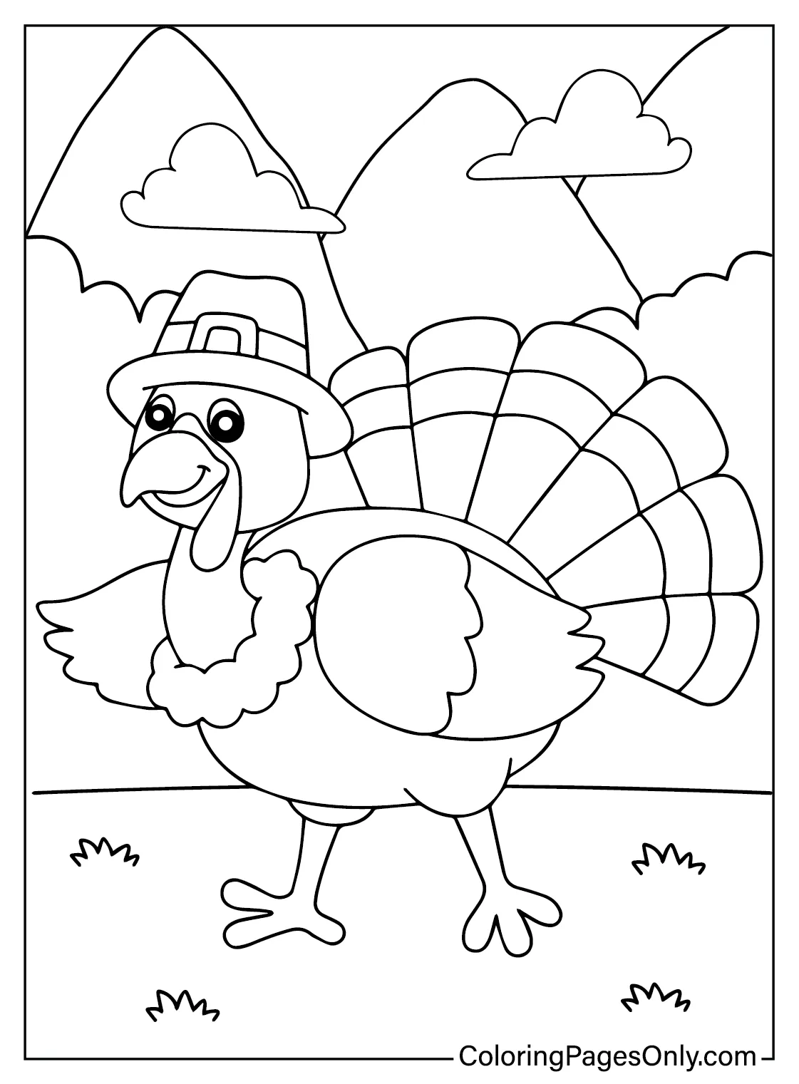 Turkey Coloring Pages - Free Printable Coloring Pages