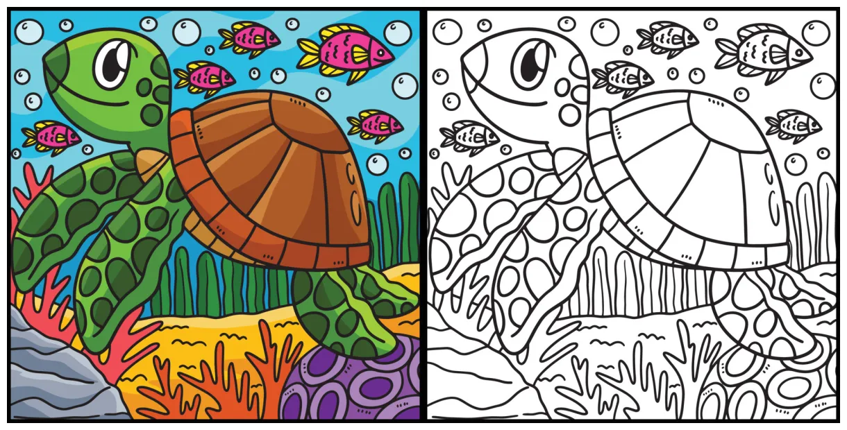 Colored illustration 23059118 vector art at vecteezy