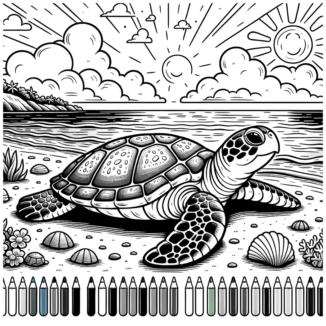 Turtle kitty baby love