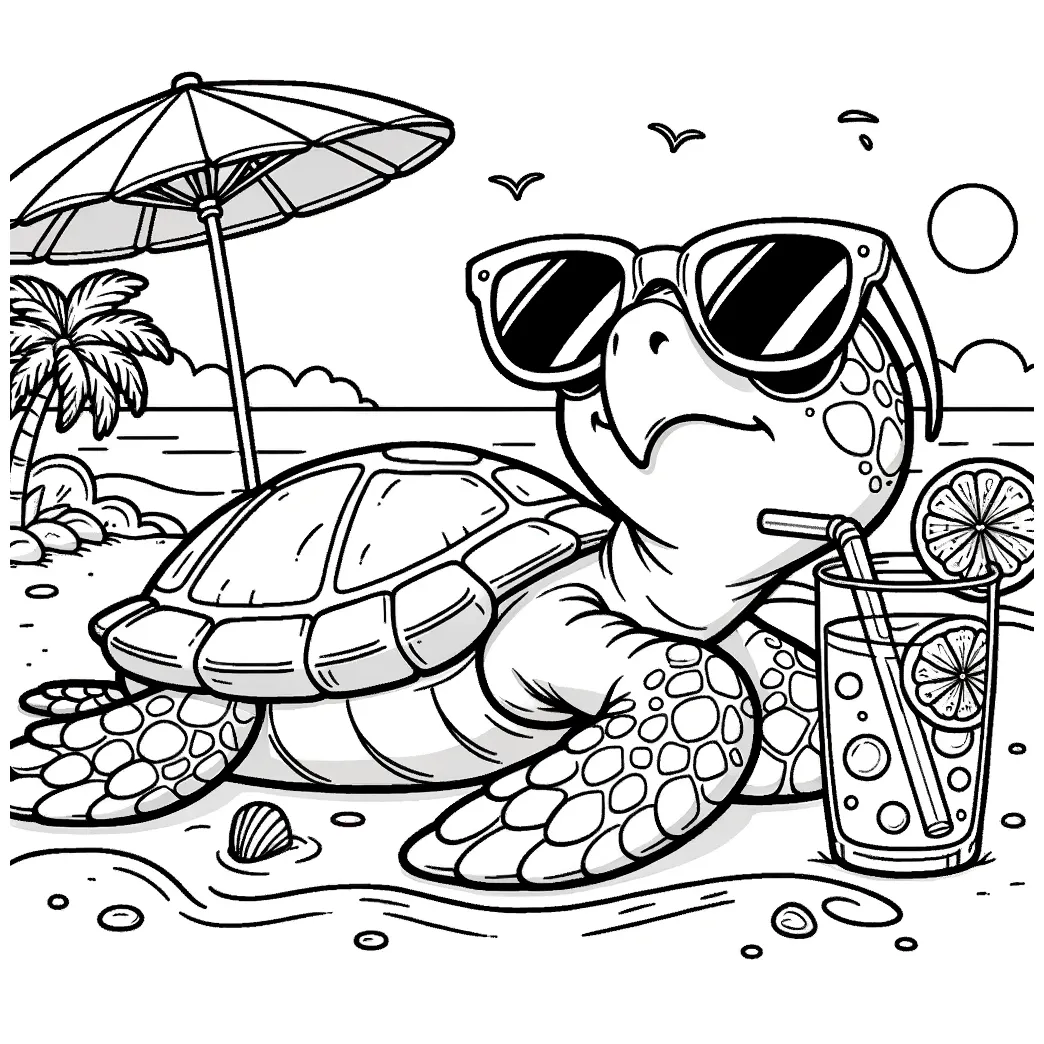 Hard turtle coloring pages coloring pages