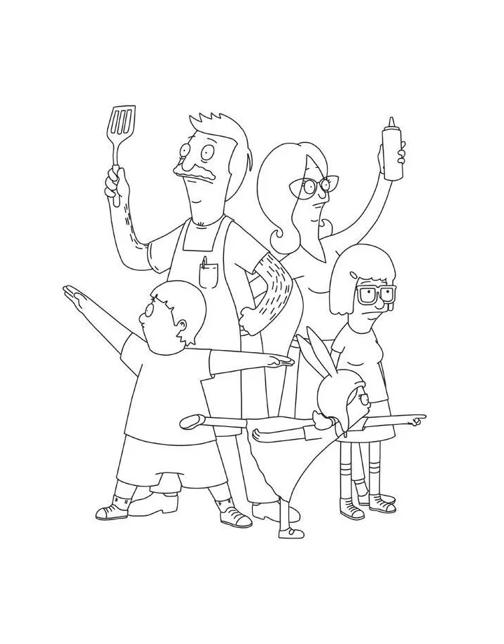 Tv show coloring pages free printable pdf