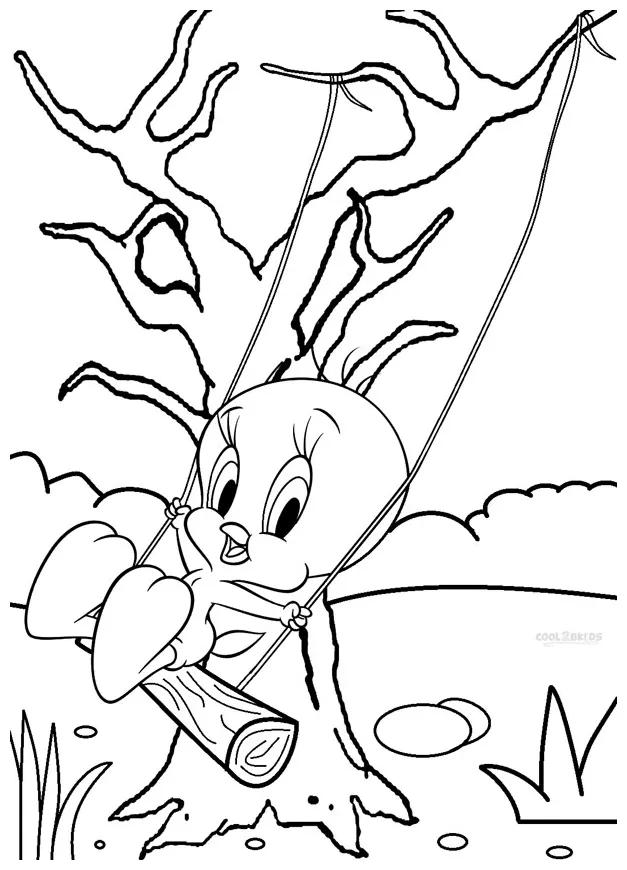 Printable tweety coloring pages for kids cool2bkids