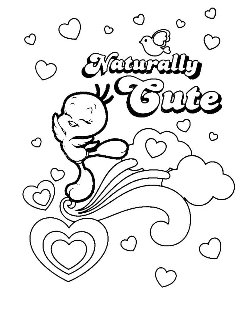 Tweety Bird Image coloring page - Download, Print or Color Online for Free