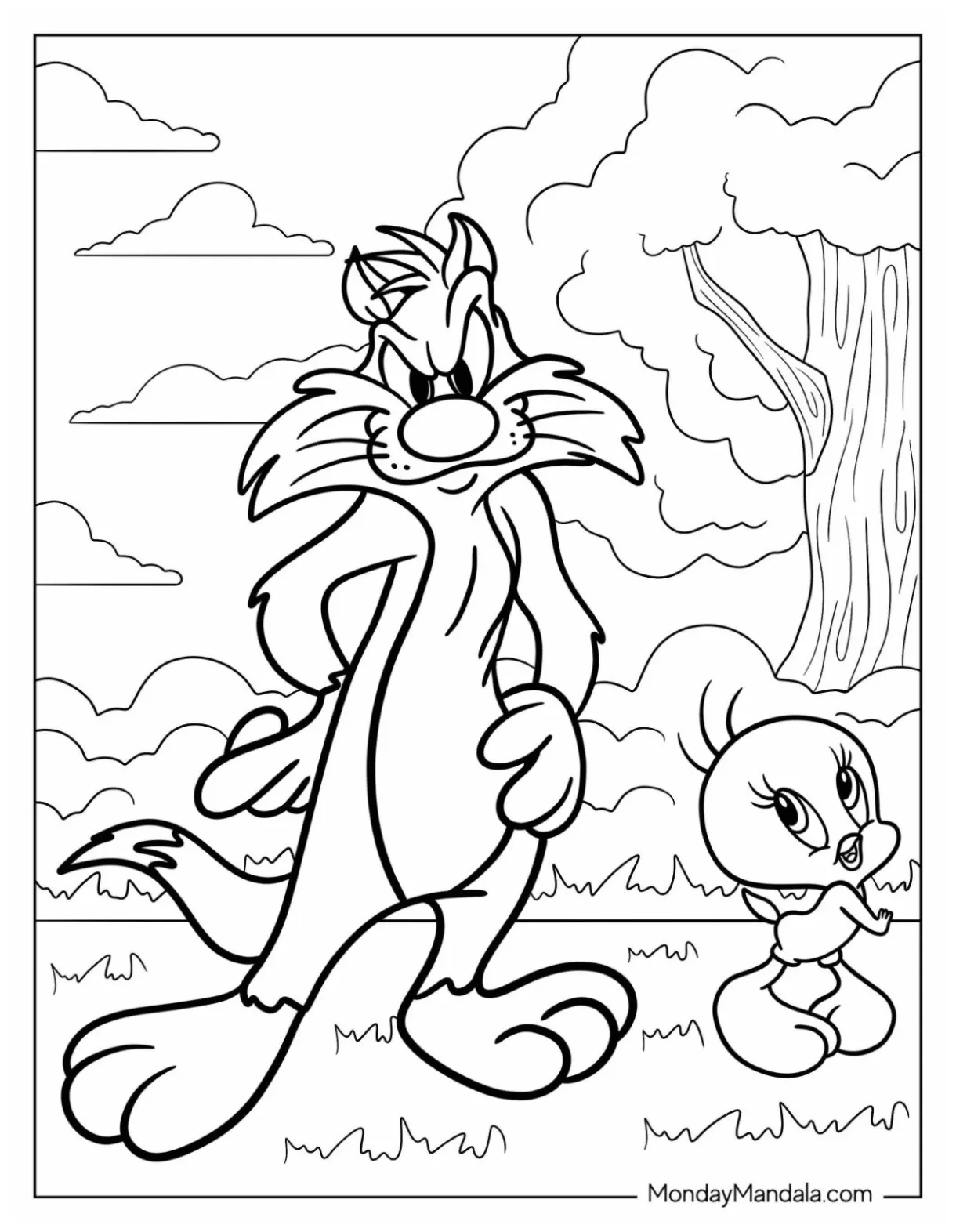 20 Tweety Bird Coloring Pages (Free PDF Printables)